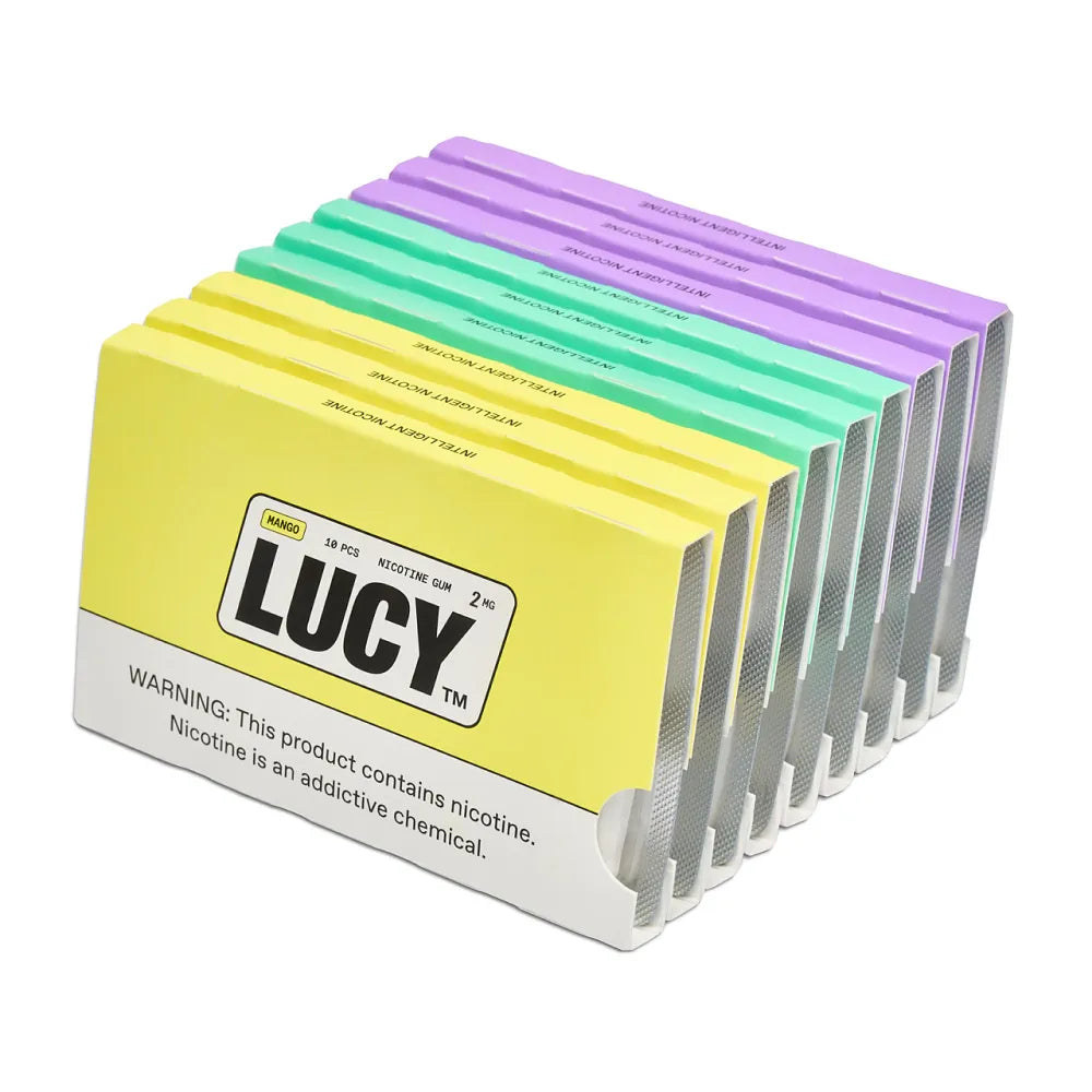Lucy Gum chewing gum nicotine menthe 4mg