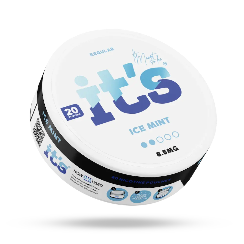 ITS Nicotine Pouches Ice Mint sachets nicotine 8,5mg