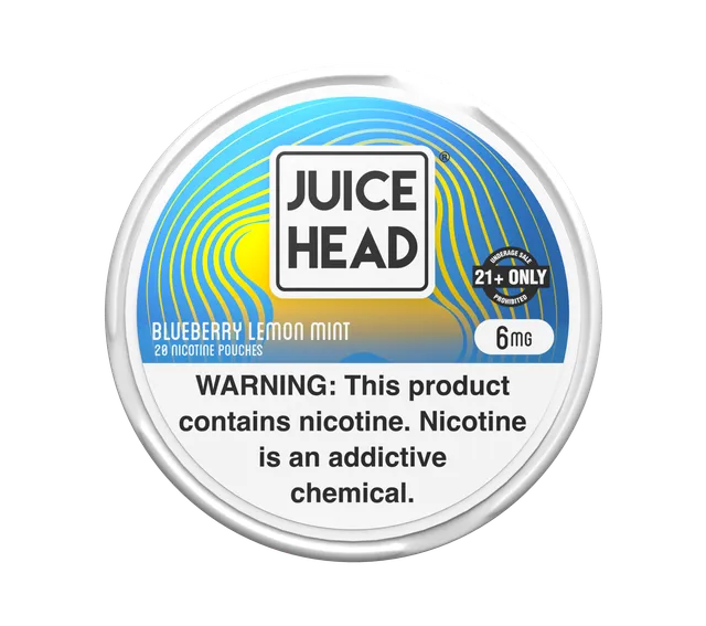 Juice Head Nicotine Pouches myrtille citron menthe 6MG