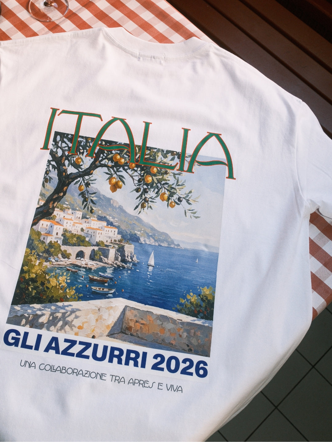 Après VIVA Italia T-shirt vert Gli Azzurri taille M
