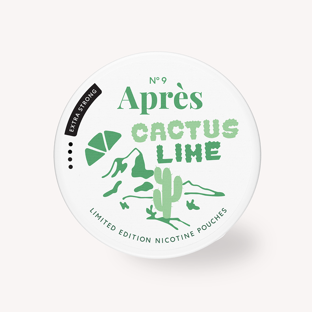 Après Extra Strong Cactus Lime pouches 1 boîte 15 mg
