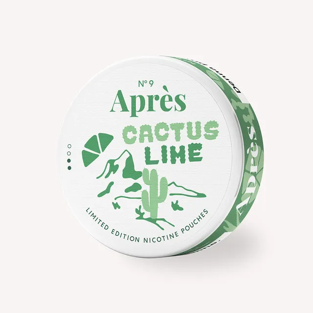 Après Cactus Lime Normal pouches 1 boîte citron vert