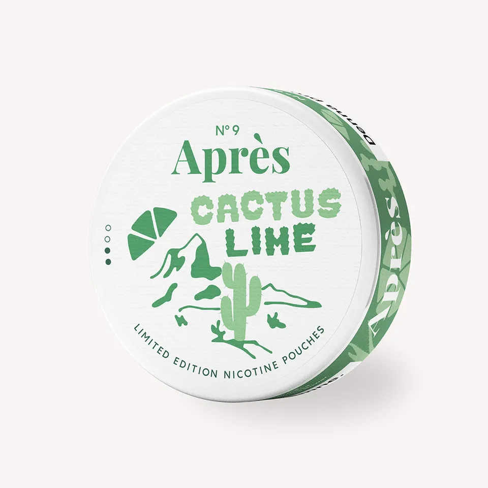 Après Cactus Lime Normal pouches 1 boîte citron vert