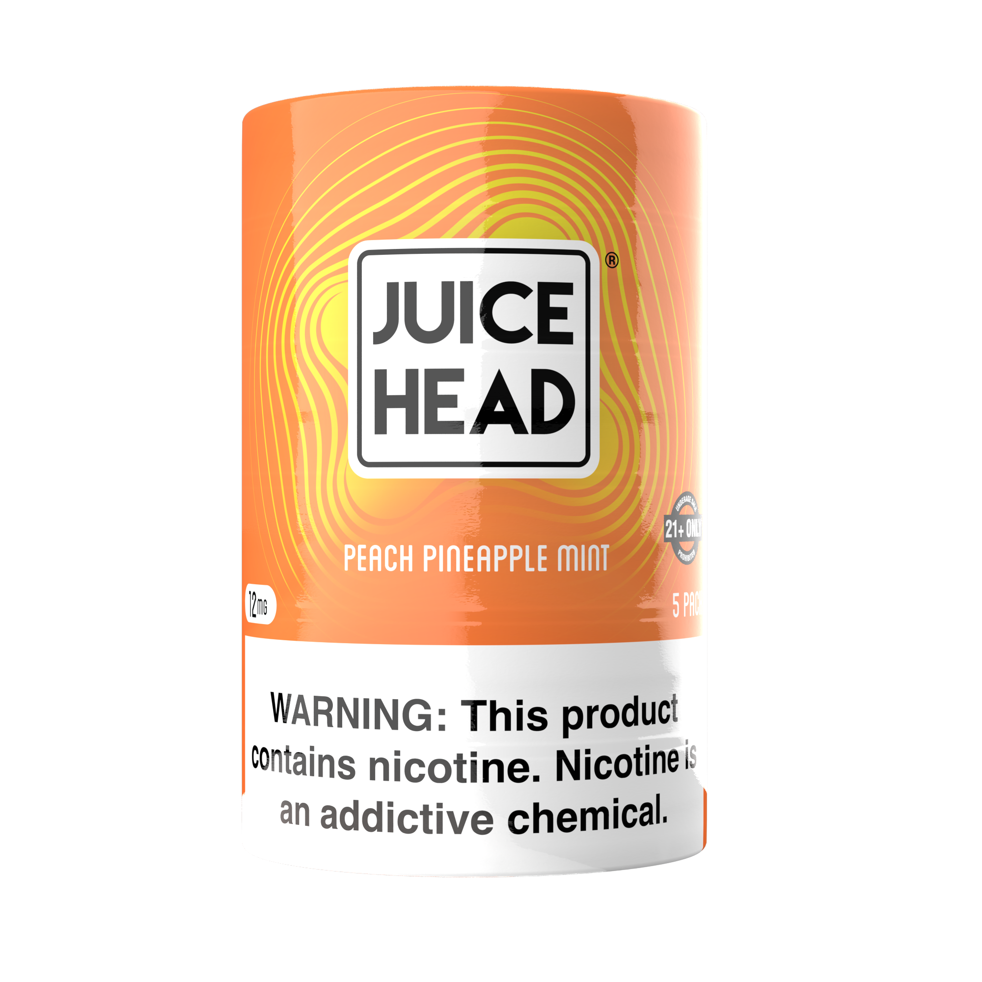 Juice Head Nicotine Pouches pêche ananas menthe 6MG