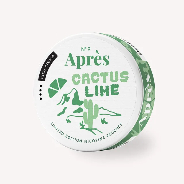 Après Extra Strong Cactus Lime pouches 1 boîte 15 mg