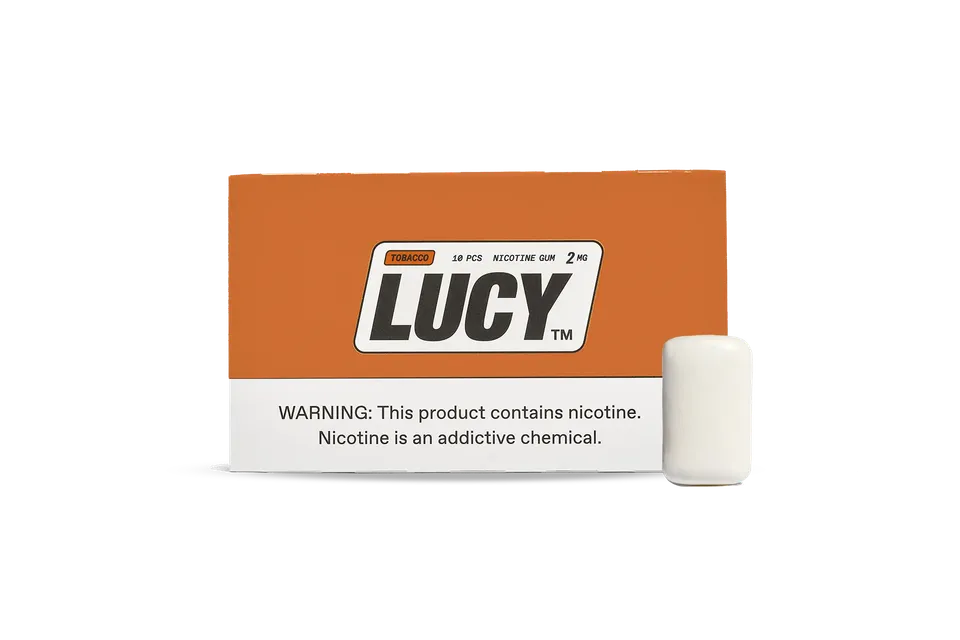 Lucy Gum Tobacco Gum chewing-gum 4mg