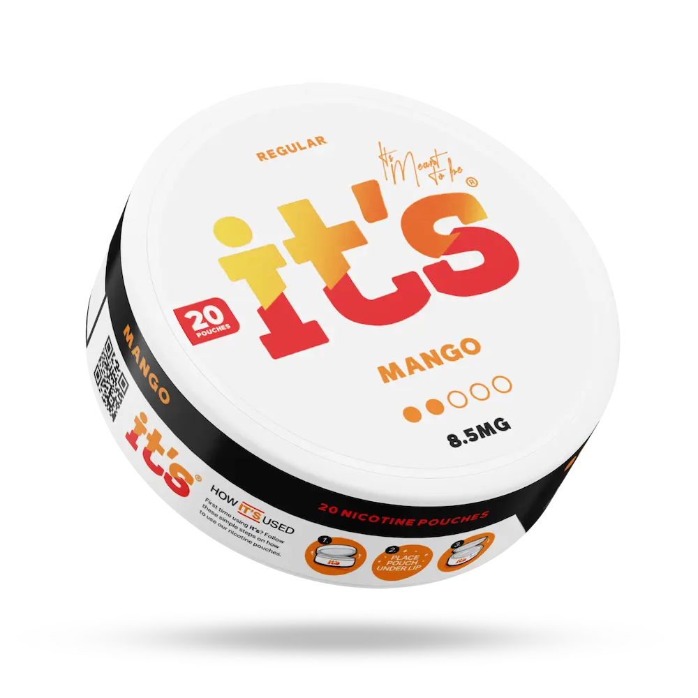 ITS Nicotine Pouches Mango sachets nicotine mangue 12mg