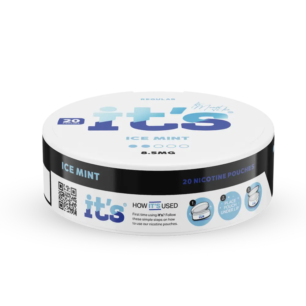 ITS Nicotine Pouches Ice Mint sachets nicotine 8,5mg