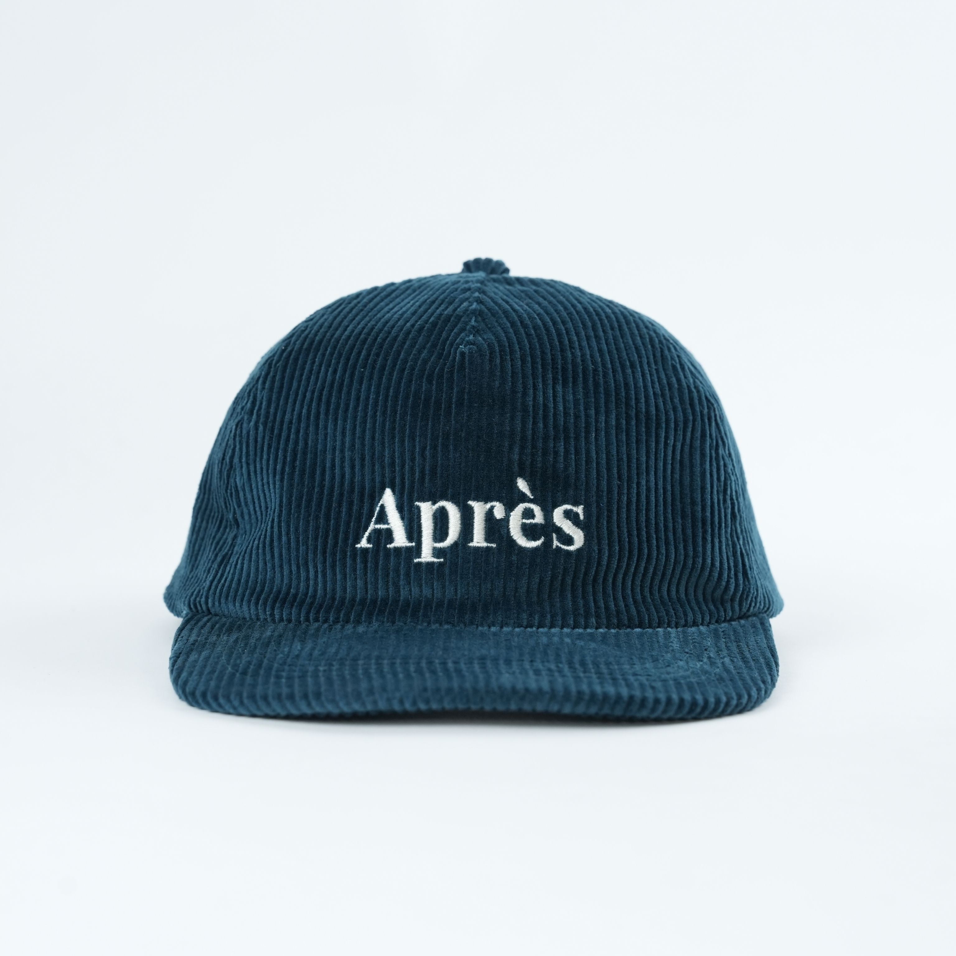 Après Corduroy Petrol Cap casquette velours taille unique