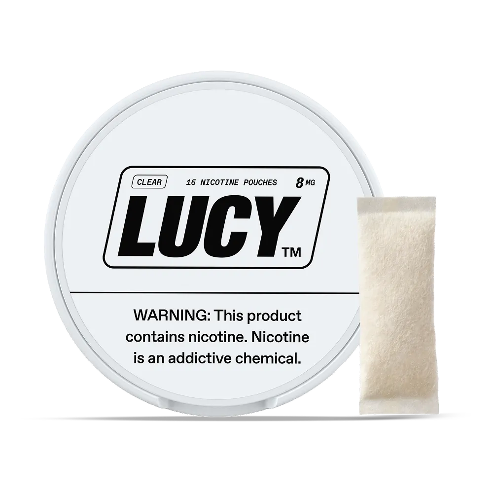 Lucy Pouches pouches sans tabac Clear 8mg