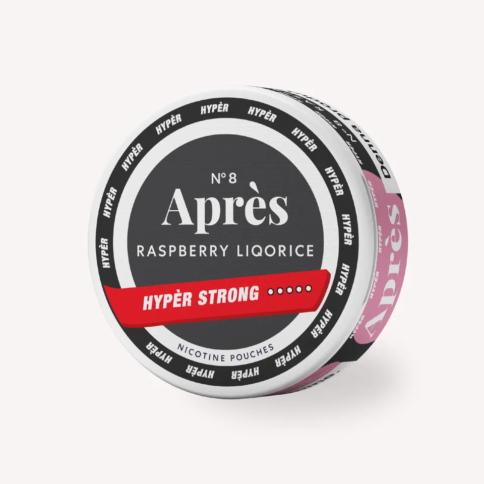 Après Hypèr Strong Raspberry Liquorice sachets framboise réglisse fort