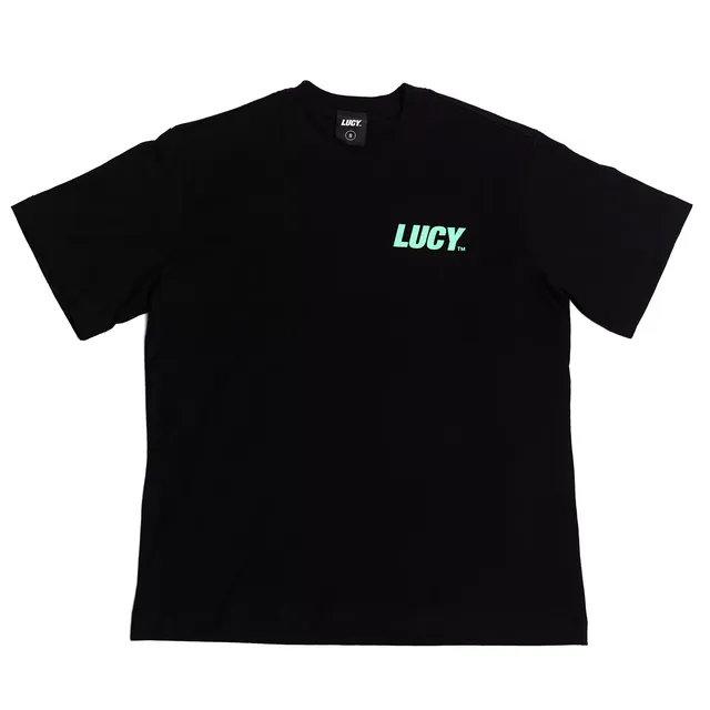 Lucy Black Box Logo T t-shirt noir coton
