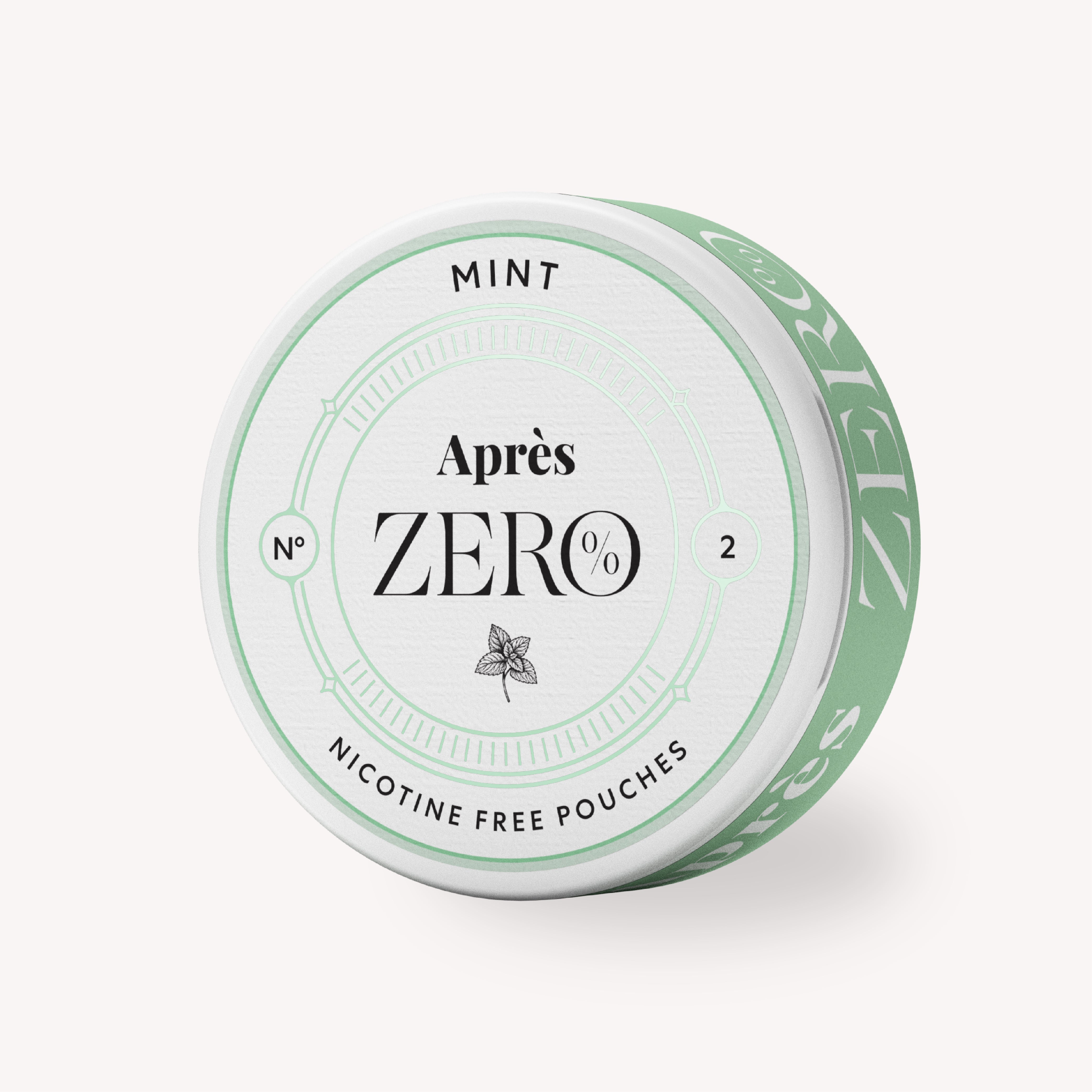 Après Mint Zero pouches 1 boîte menthe 0 mg/g