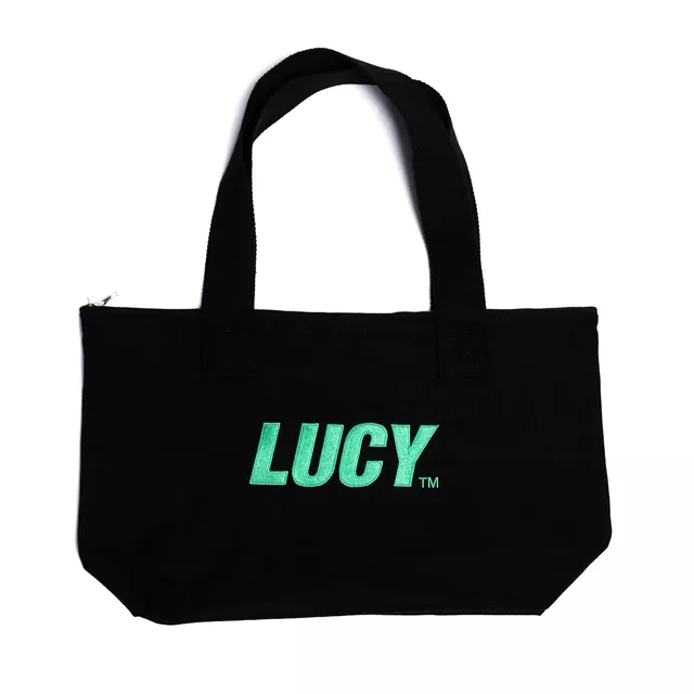 Lucy Vibes Tote sac toile noir