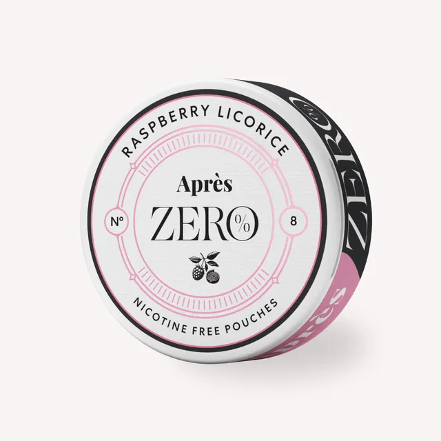 Après Zero Raspberry Liquorice pouches sans nicotine 1 boîte