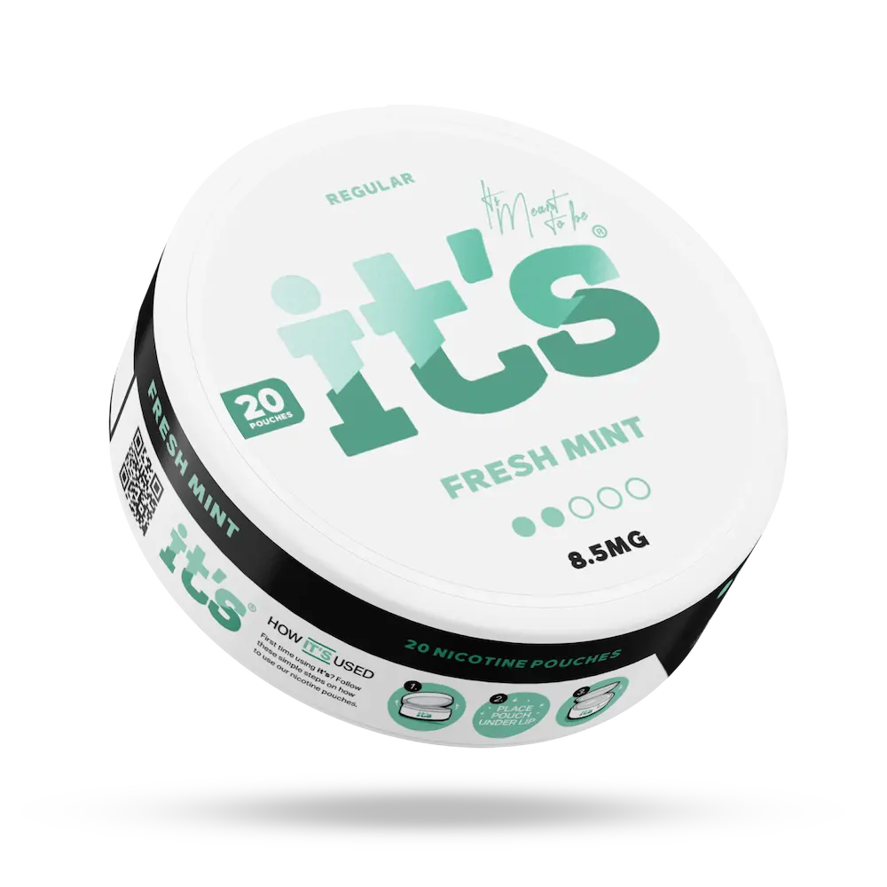 ITS Nicotine Pouches Fresh Mint sachets nicotine 8,5mg