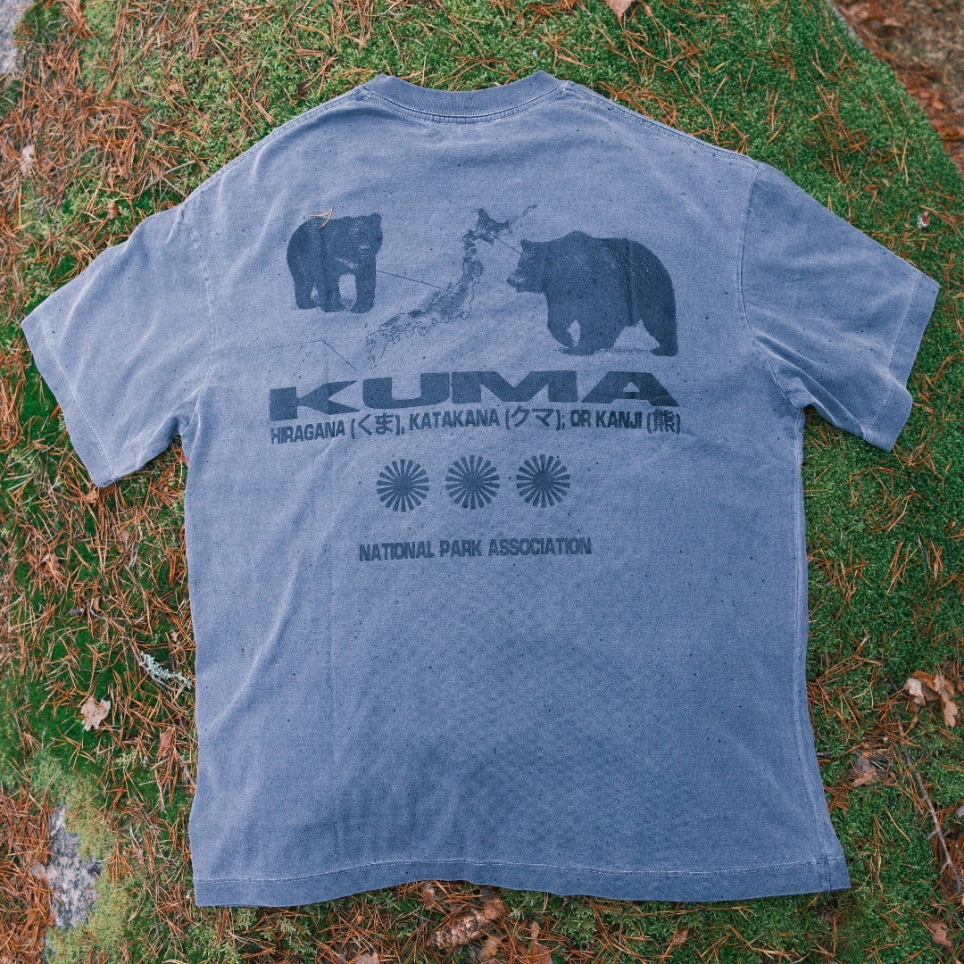 Kuma Lodge T-shirt gris coton taille M 250 gsm