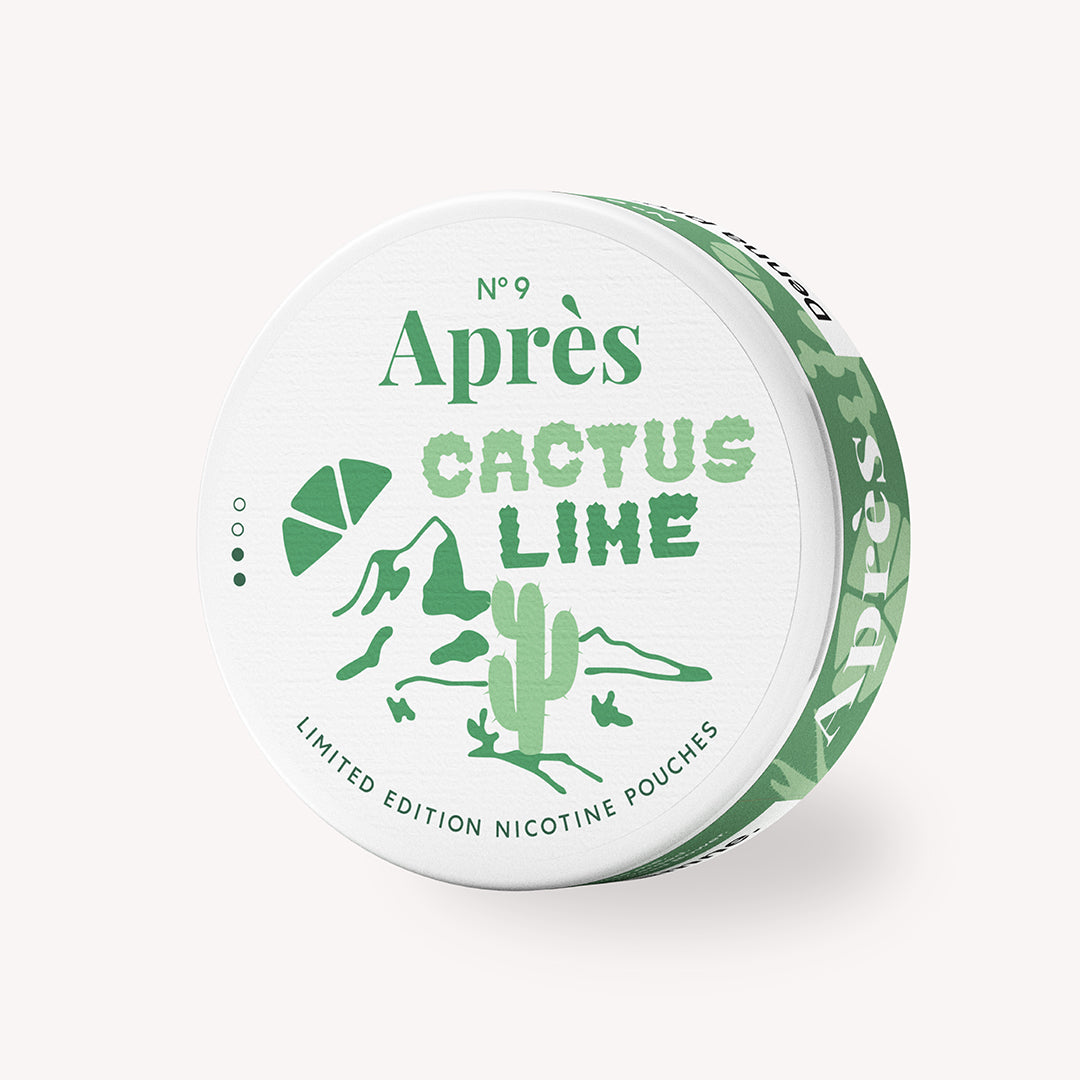 Après Cactus Lime Normal pouches 1 boîte citron vert