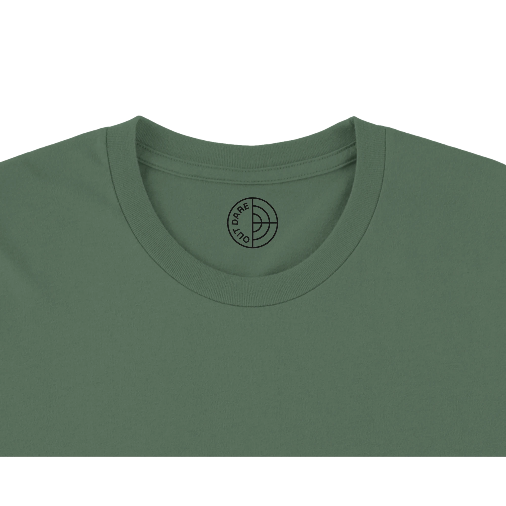 OUT DARE Apparel t-shirt col rond noir coton L