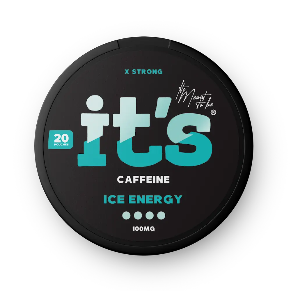 ITS Caffeine Pouches sachets caféine Ice Energy 50mg