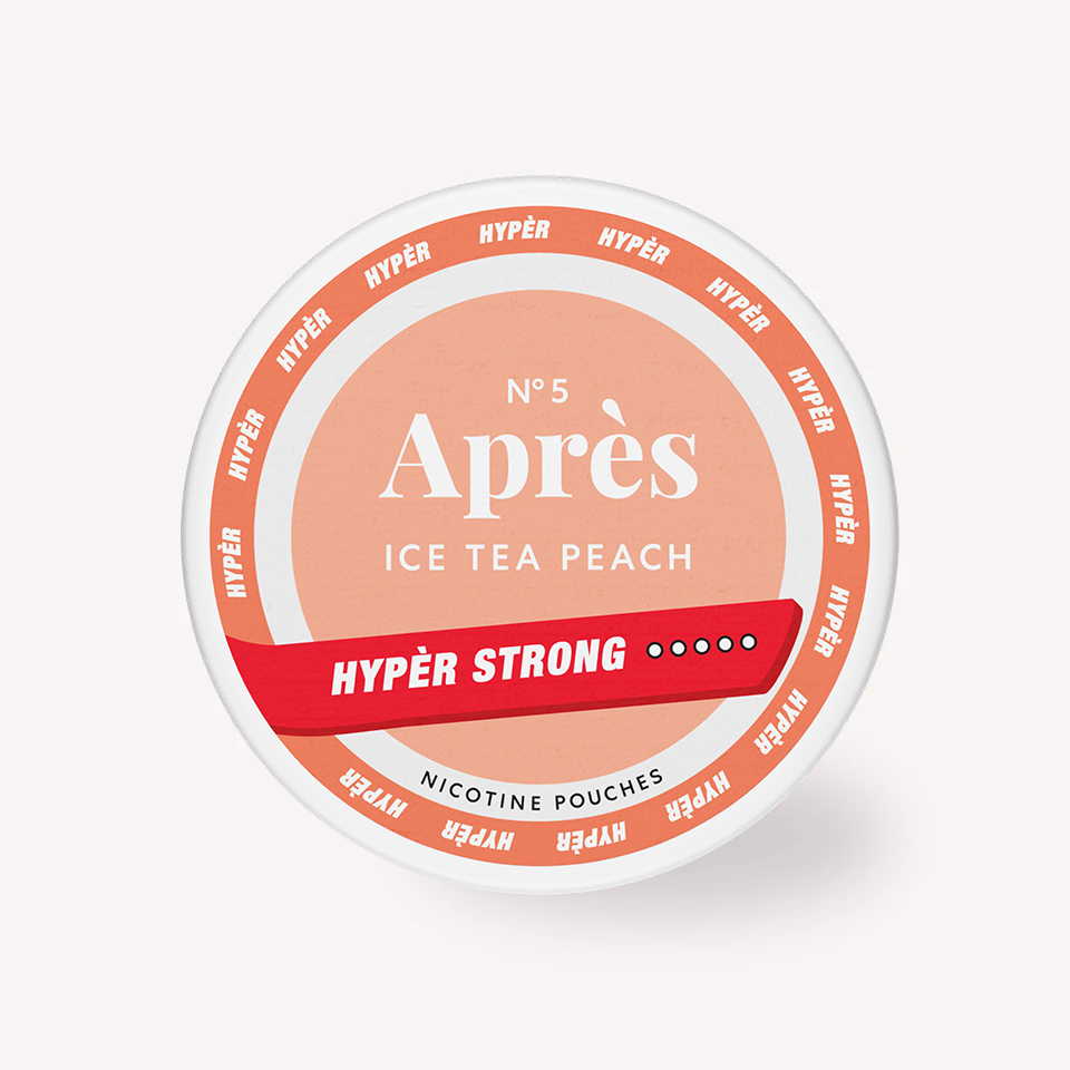 Après Hypèr Strong Ice Tea Peach pouches 20 mg 1 boîte