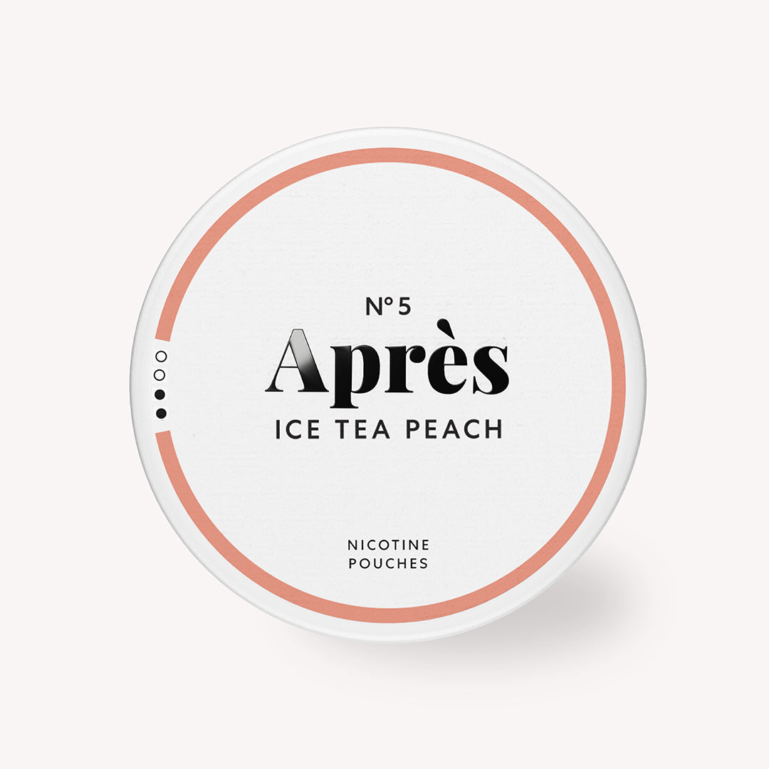Après Ice Tea Peach Normal pouches 1 boîte 8 mg/g