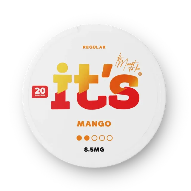 ITS Nicotine Pouches Mango sachets nicotine mangue 12mg