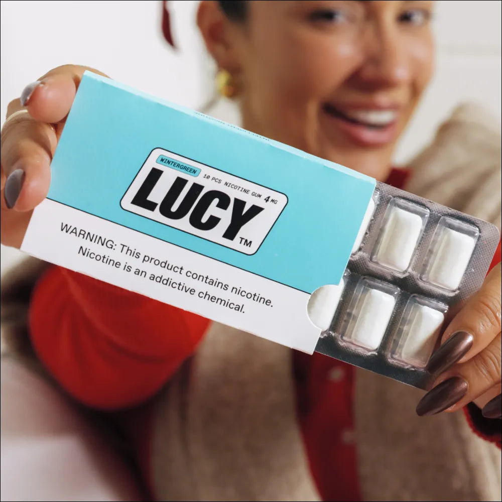 Lucy Gum chewing gum nicotine menthe 4mg