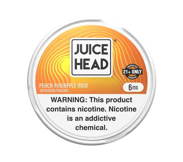Juice Head Nicotine Pouches pêche ananas menthe 6MG