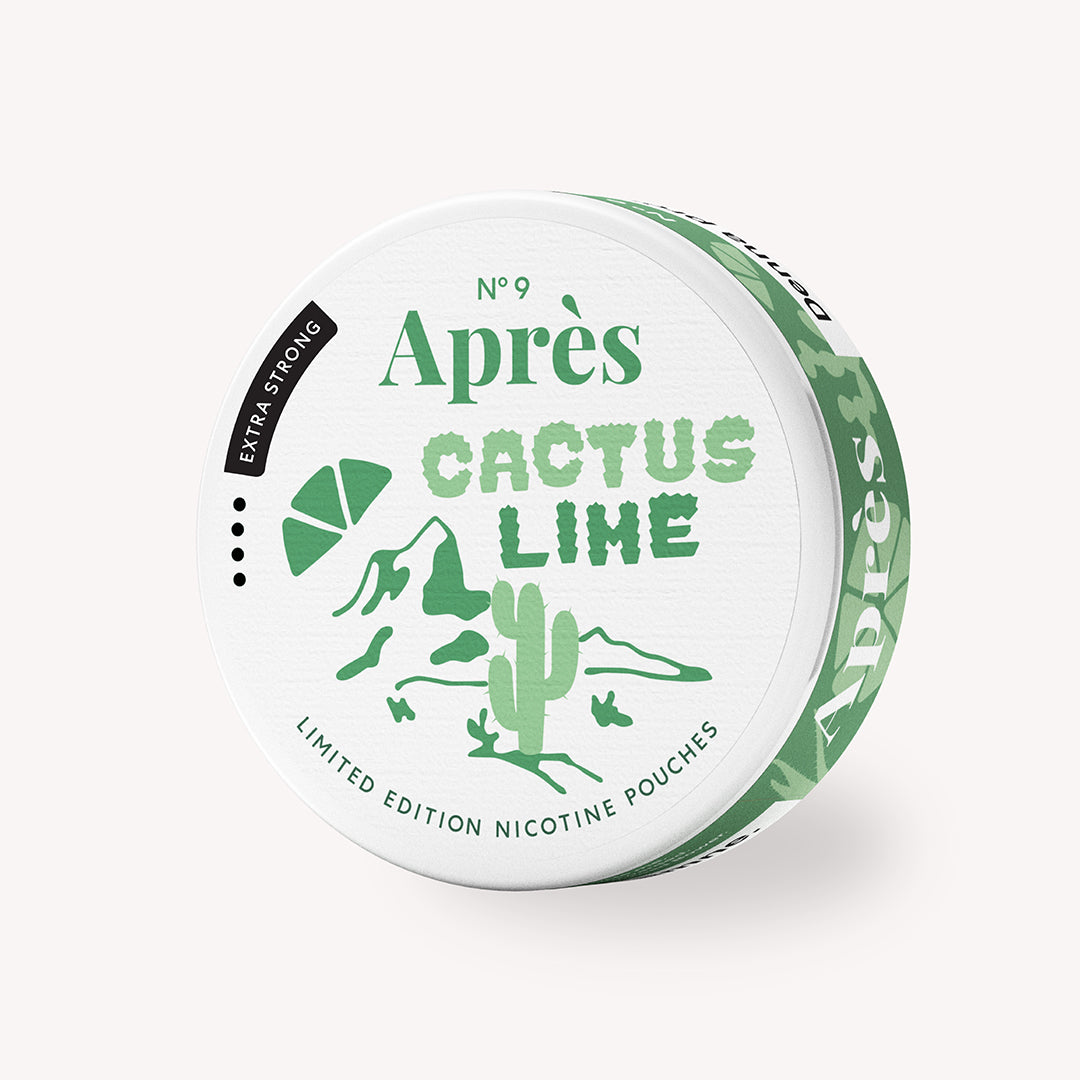 Après Extra Strong Cactus Lime pouches 1 boîte 15 mg