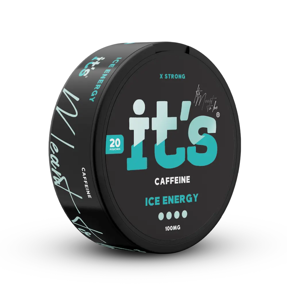 ITS Caffeine Pouches sachets caféine Ice Energy 50mg