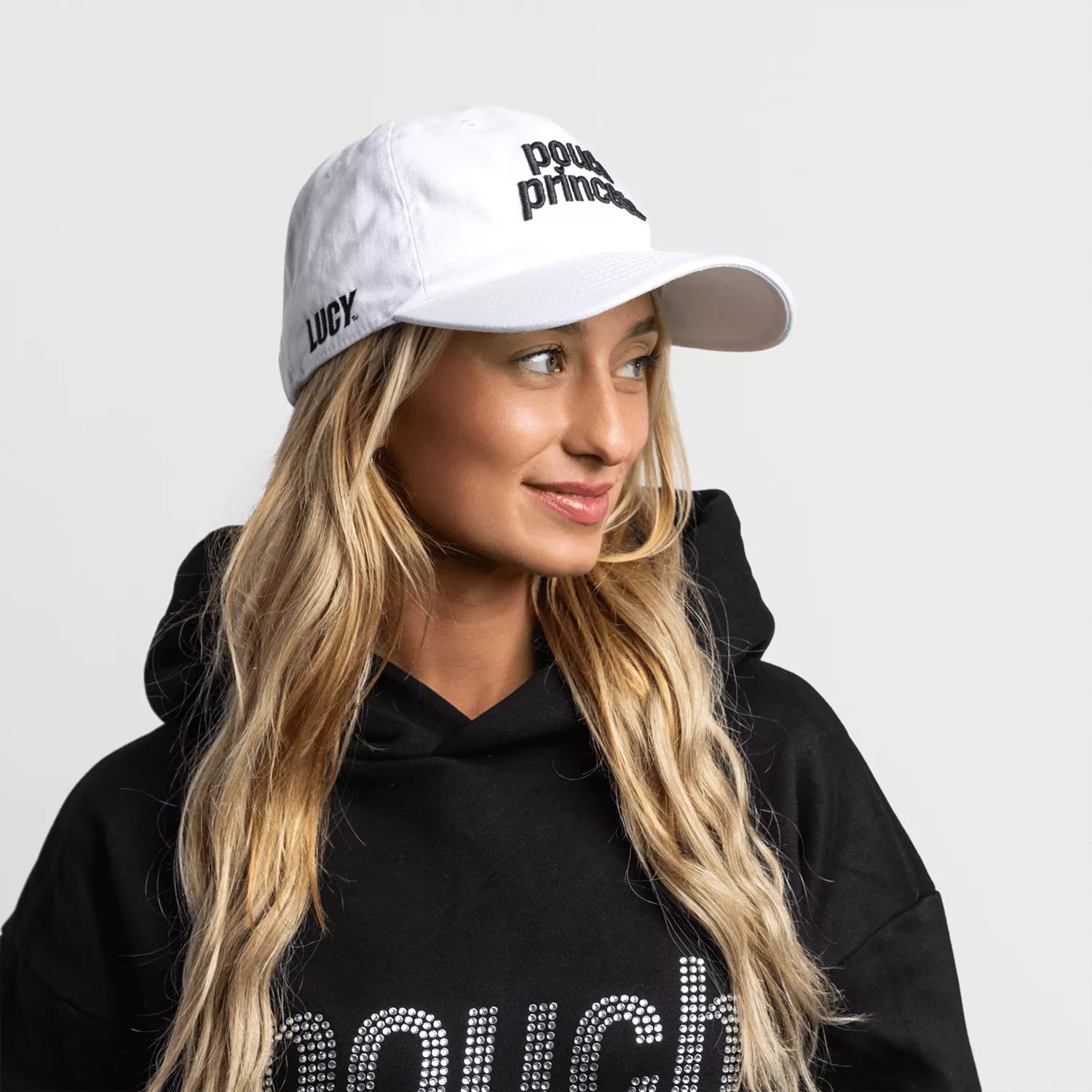 Lucy Pouch Princess White Hat casquette blanche