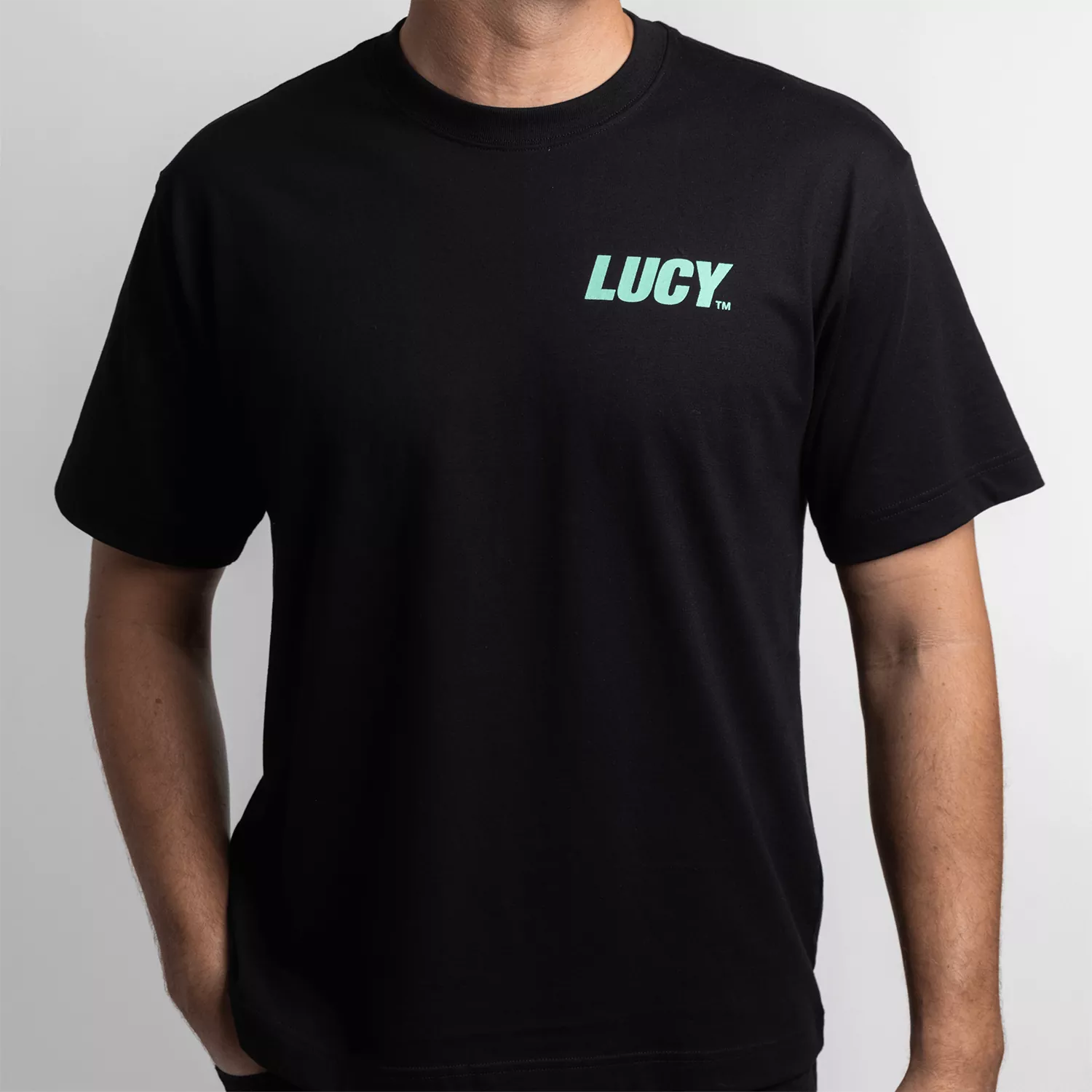 Lucy Black Box Logo T t-shirt noir coton