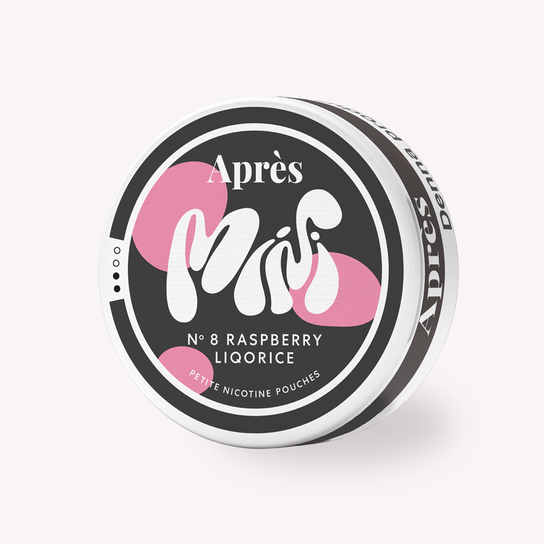 Après Mini Raspberry Liquorice pouches framboise réglisse