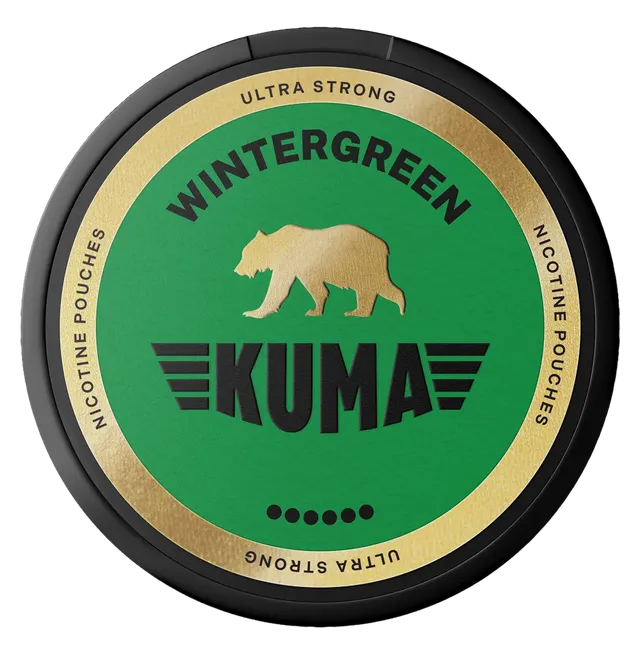KUMA POUCHES Wintergreen sachets nicotine ultra strong 1 boite