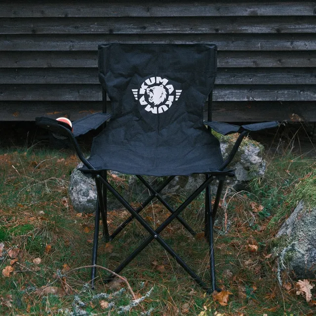 Kuma GEAR Lodge Camp Chair chaise camping noire pliante