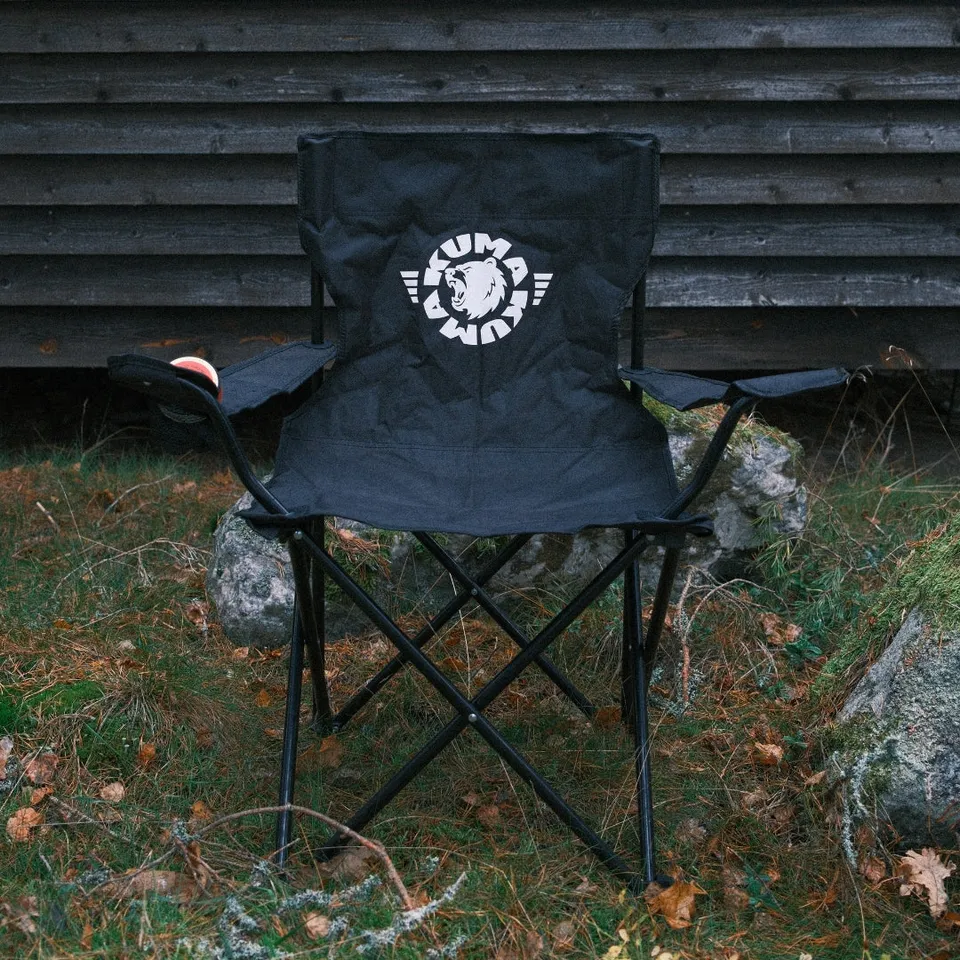 Kuma GEAR Lodge Camp Chair chaise camping noire pliante