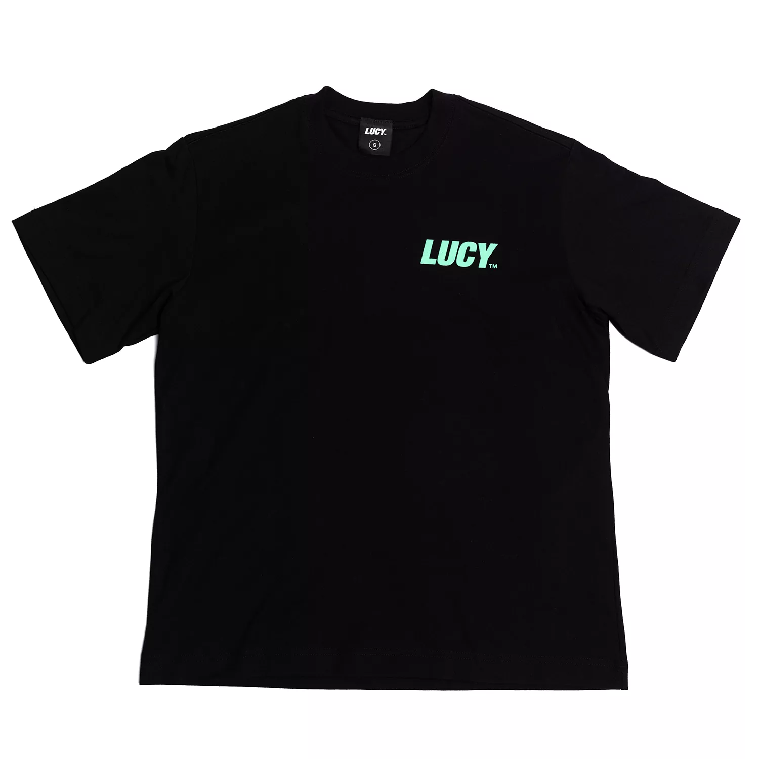 Lucy Black Box Logo T t-shirt noir coton