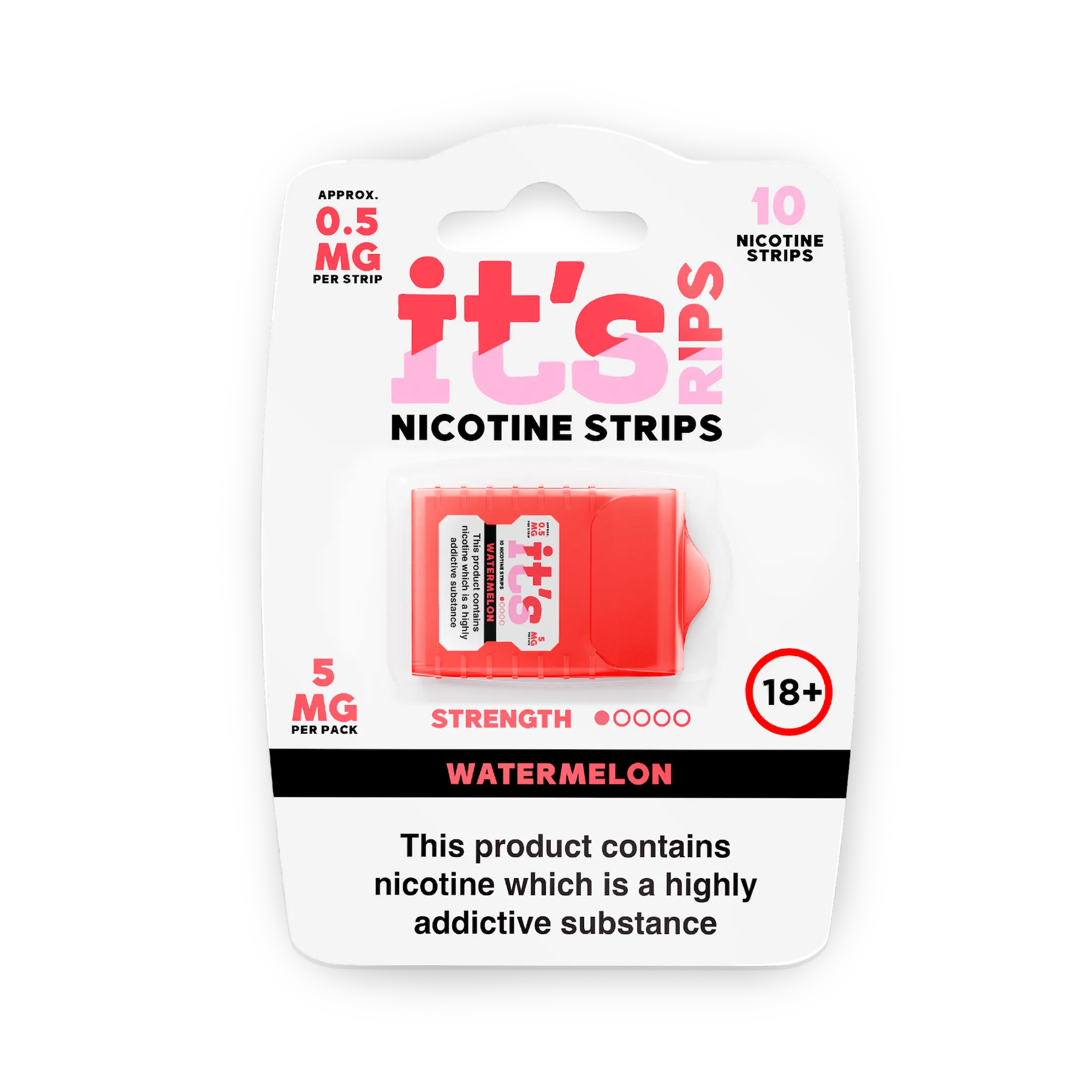 ITS Nicotine Strips Watermelon strips pastèque 1mg