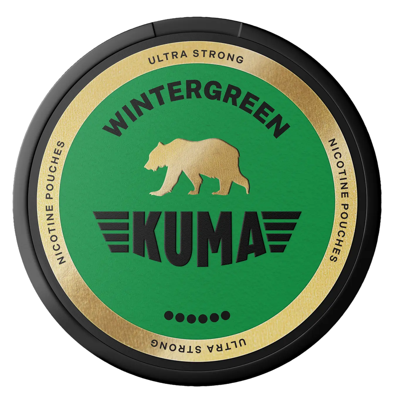 KUMA POUCHES Wintergreen sachets nicotine ultra strong 1 boite