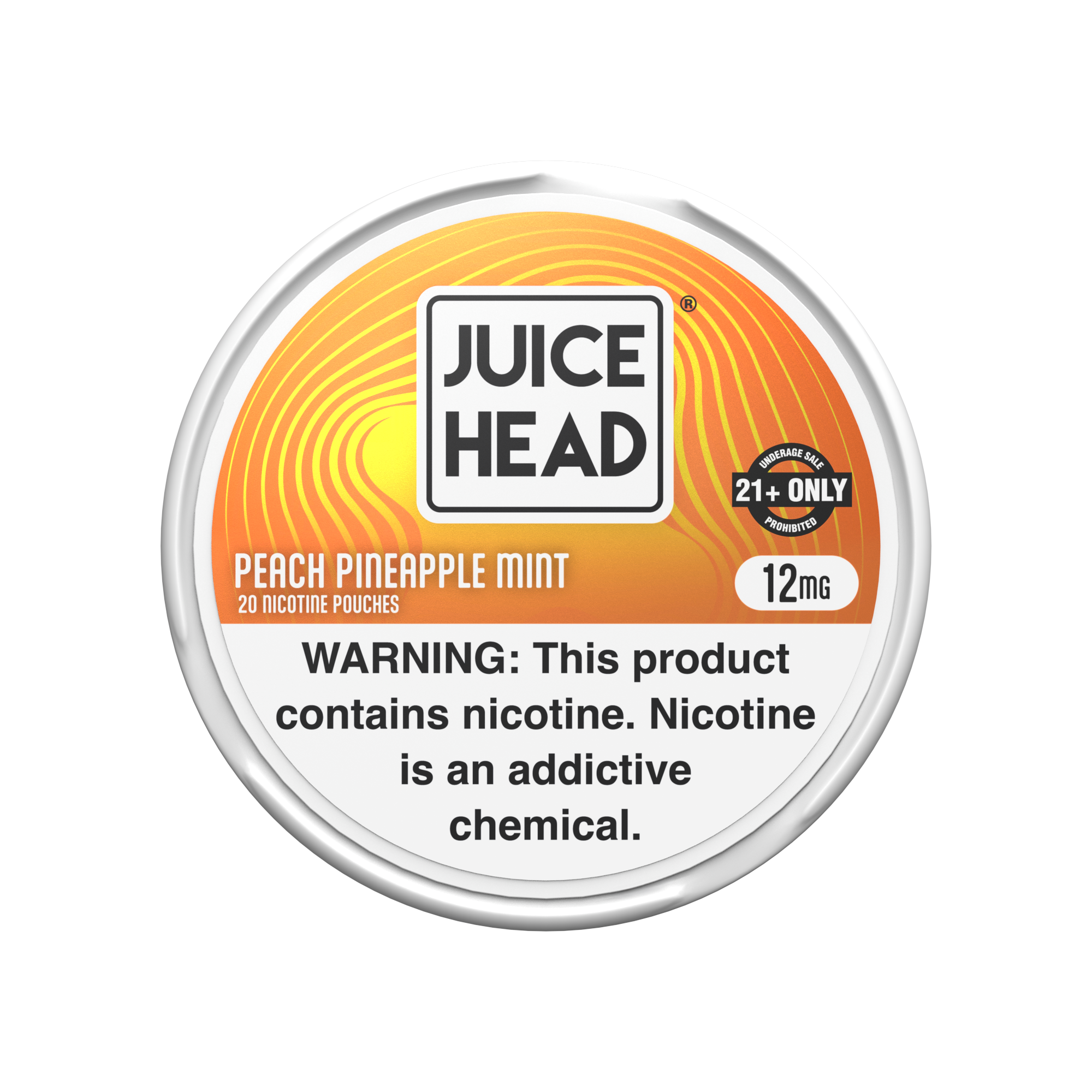Juice Head Nicotine Pouches pêche ananas menthe 6MG