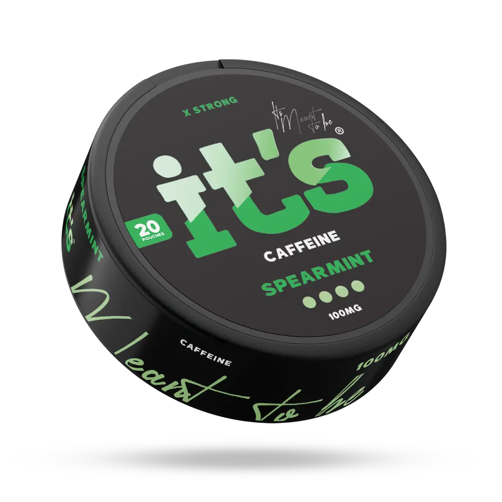 ITS Caffeine Pouches Spearmint sachets caféine 100mg