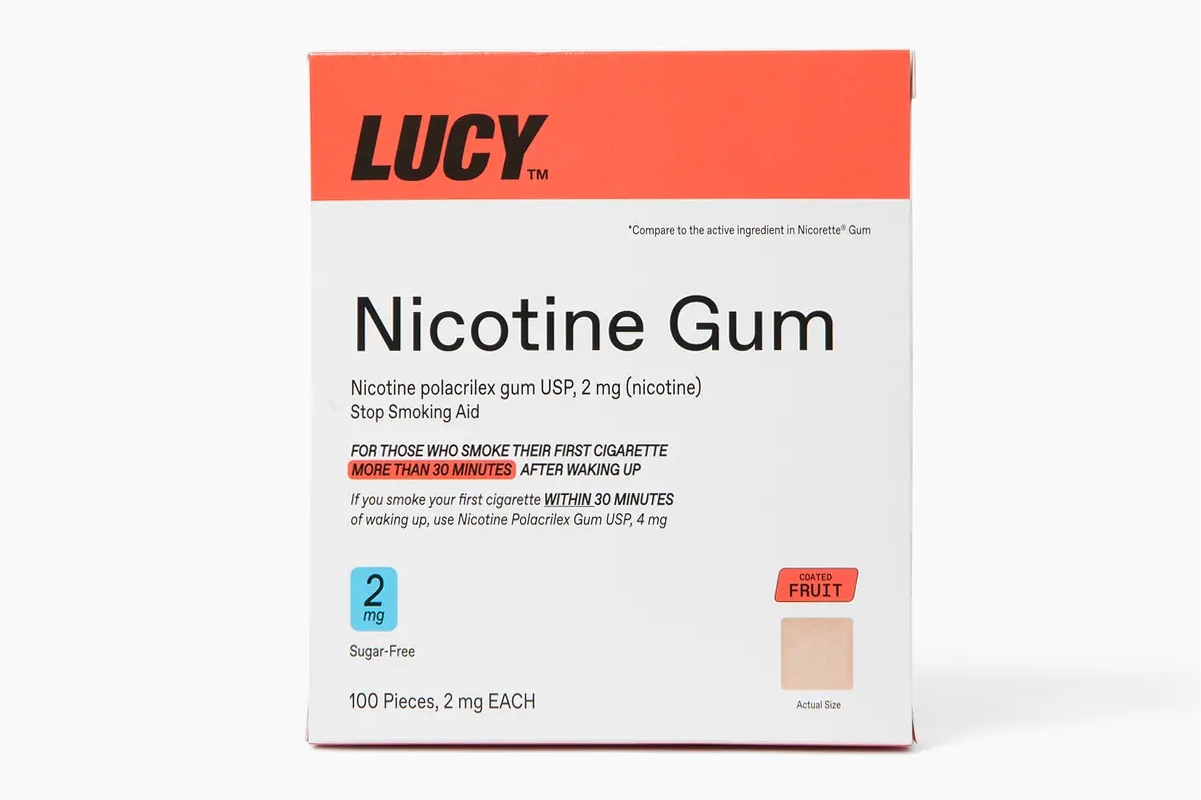 Lucy Quit Gum chewing-gum menthe 2mg