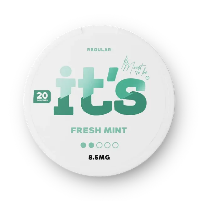 ITS Nicotine Pouches Fresh Mint sachets nicotine 8,5mg