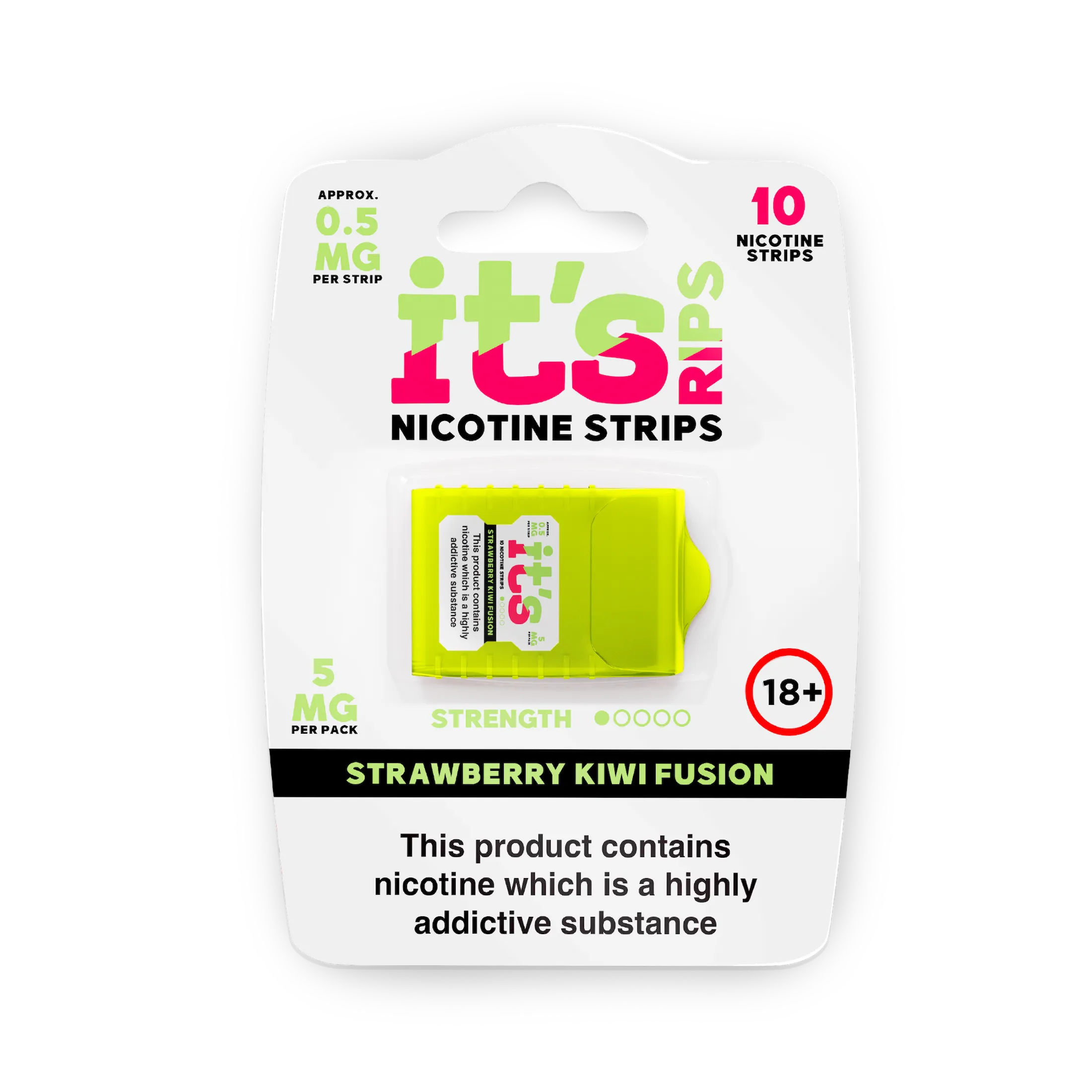 ITS Nicotine Strips Strawberry Kiwi strips nicotine 1mg