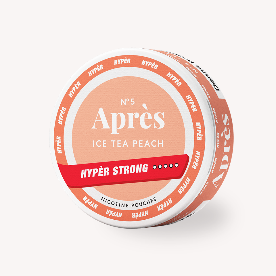 Après Hypèr Strong Ice Tea Peach pouches 20 mg 1 boîte