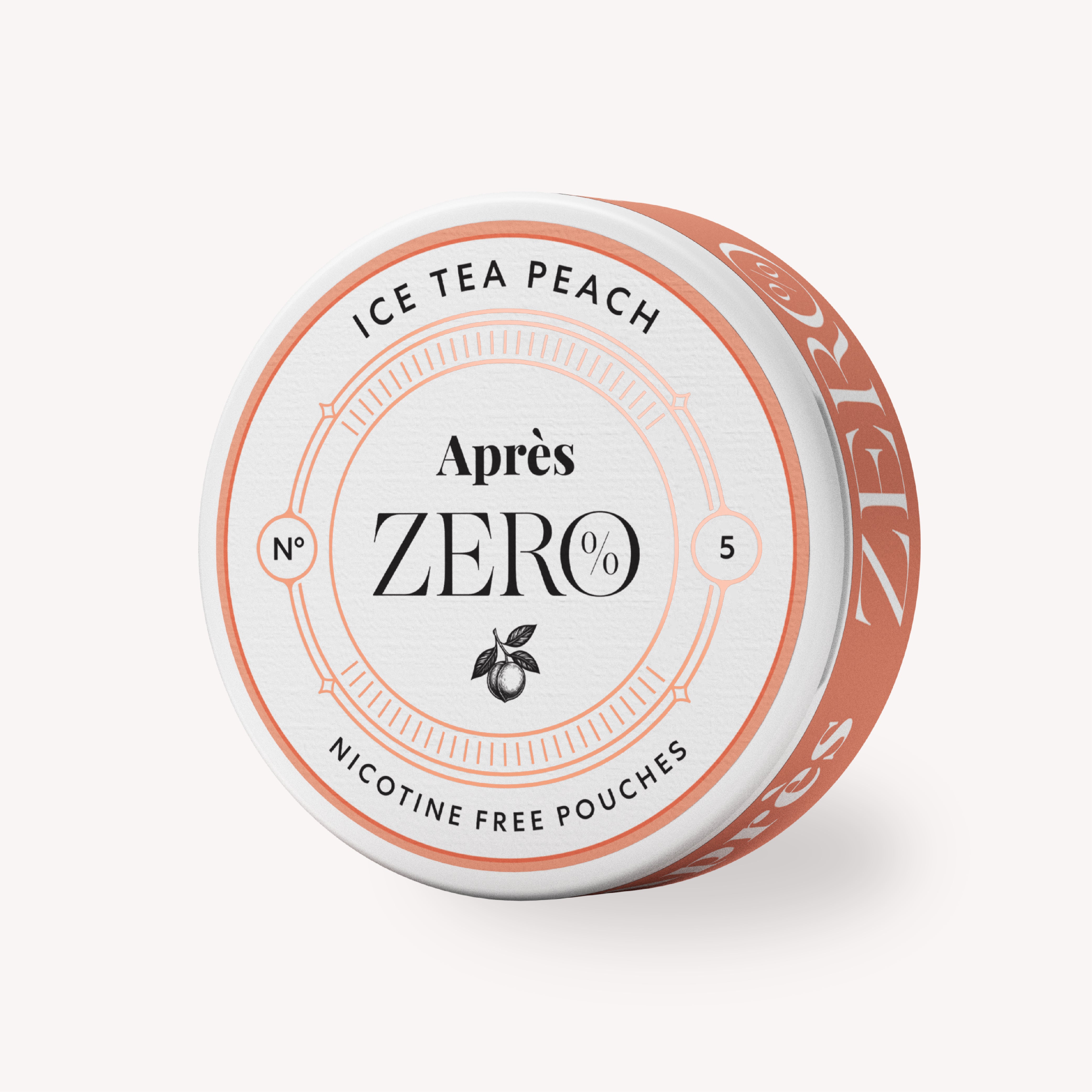 Après Zero Ice Tea Peach pouches 1 boîte 0 mg
