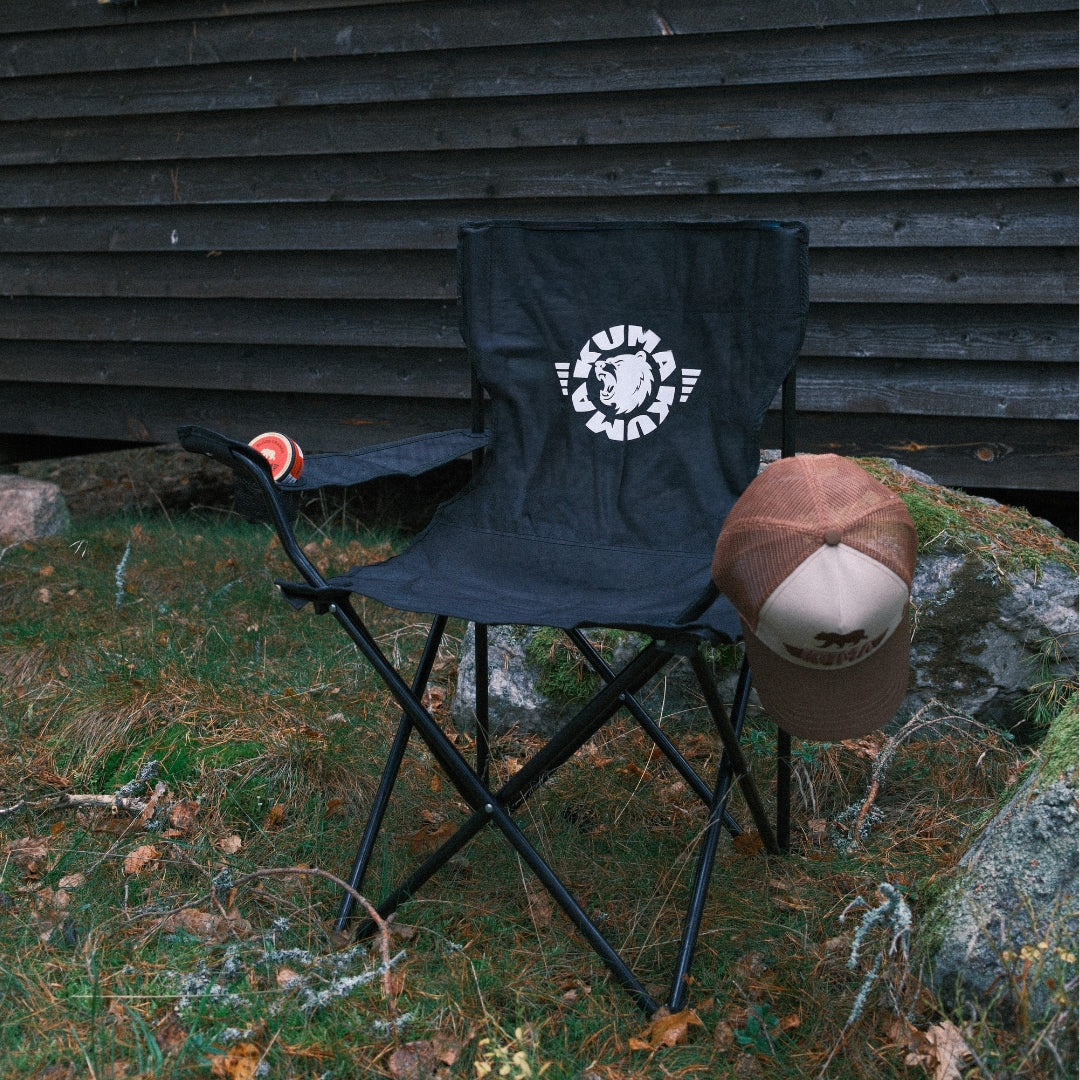 Kuma GEAR Lodge Camp Chair chaise camping noire pliante
