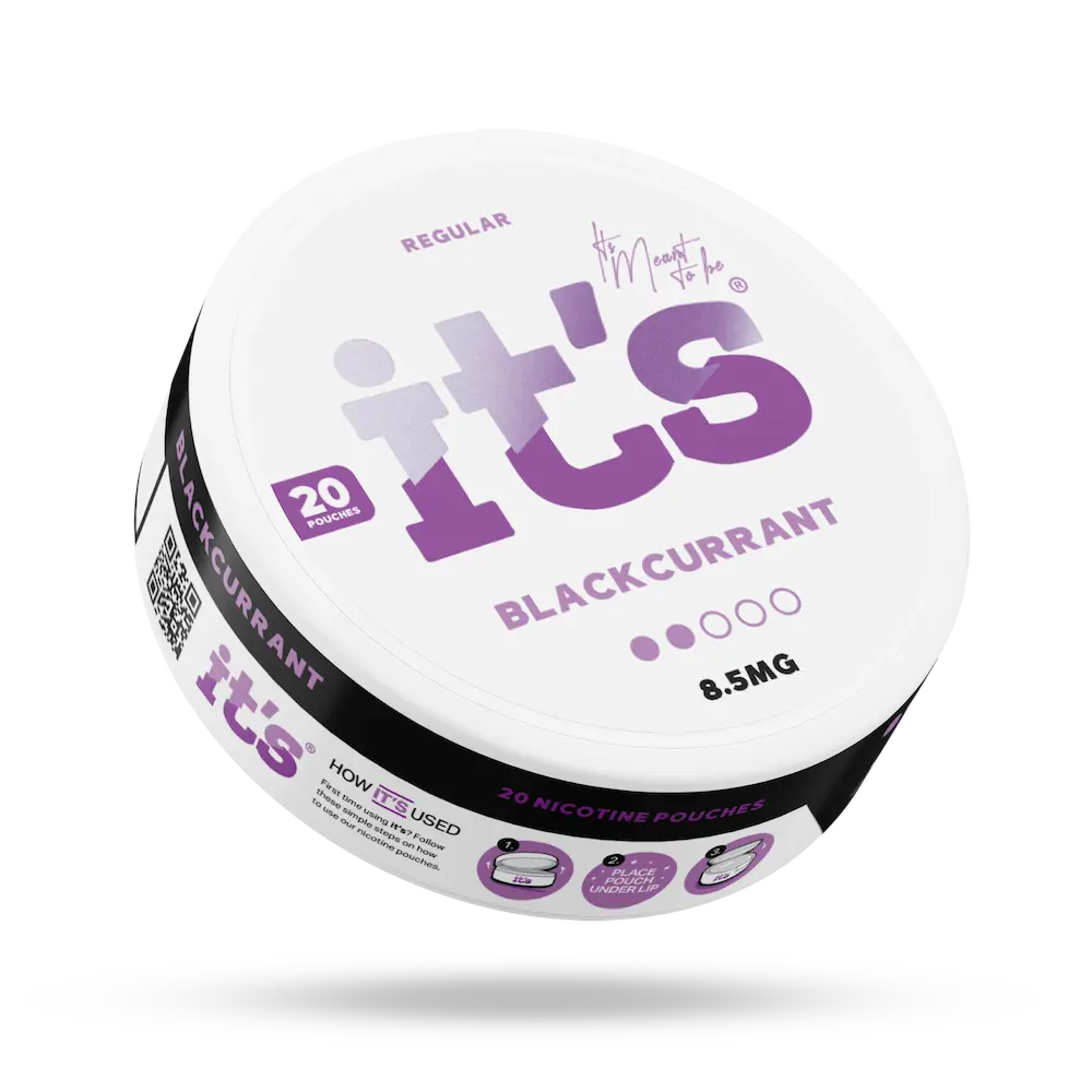 ITS Nicotine Pouches pouches nicotine Blackcurrant 12mg