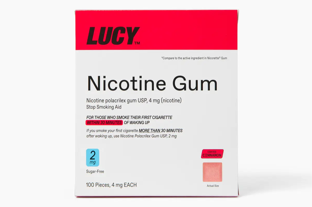 Lucy Quit Gum chewing-gum menthe 2mg